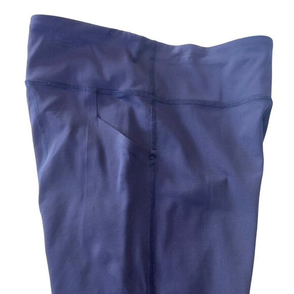 Lululemon Womens dark blue High-Rise Wunder Under Crop Leggings With Zippered Po - Picture 5 of 7